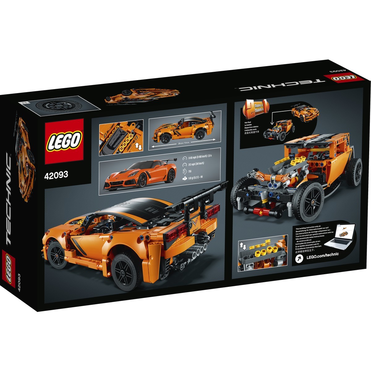 LEGO - TECHNIC - 42093 - Xe Chevrolet Corvette ZR1