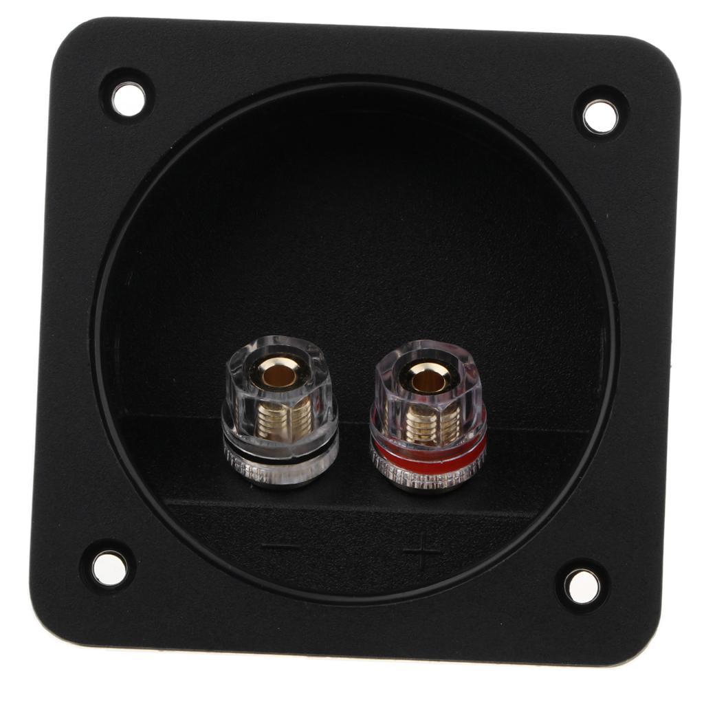 DIY Home Car Stereo 2-Way Speaker Terminal Binding Post 80 Crystal