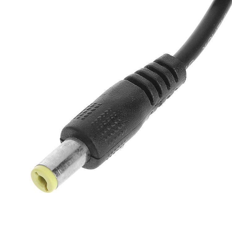 Dây nguồn ôtô xe máy 12V 24V 120W đuôi đực jack DC đực 5.5x2.1 mm