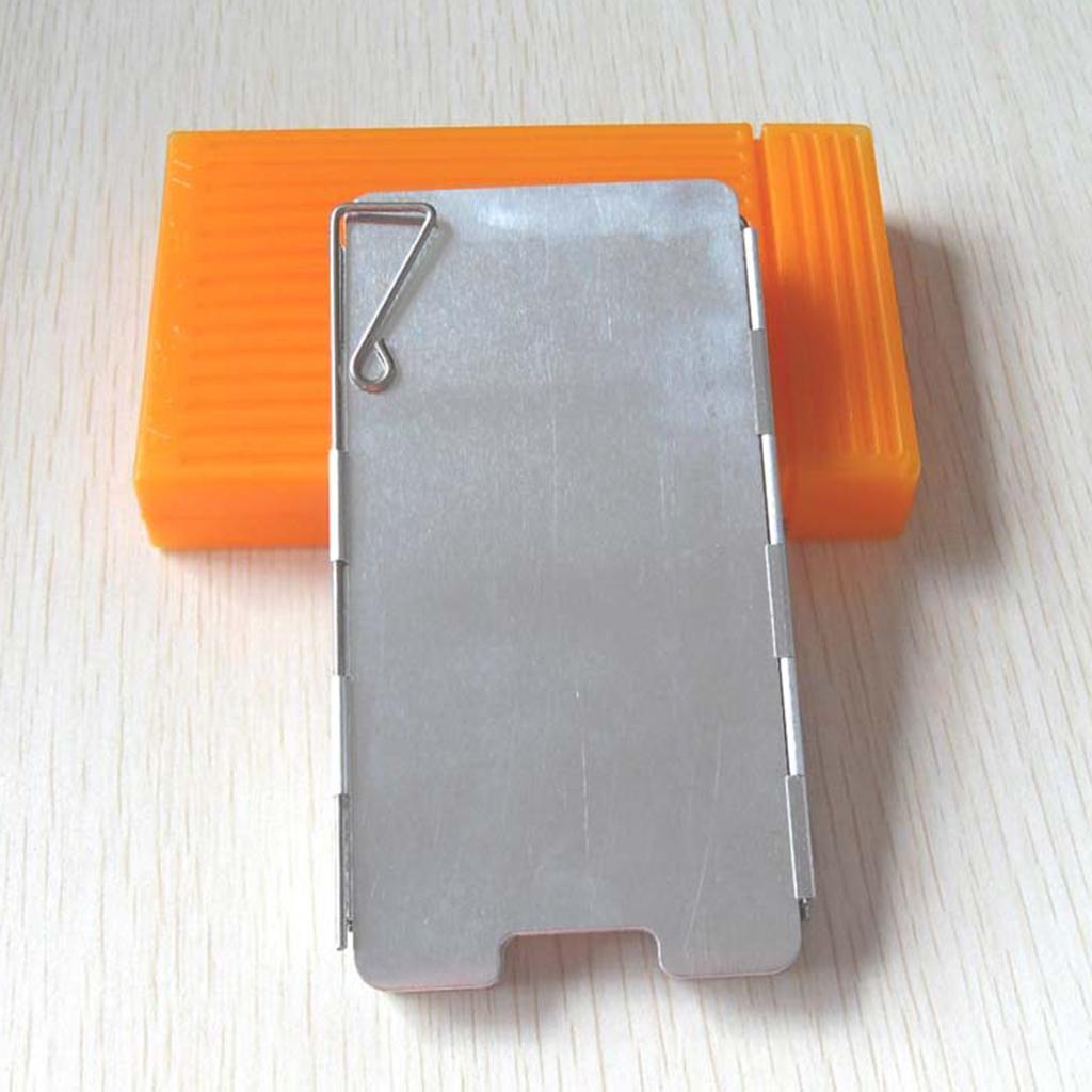 9 Plates Aluminum Alloy Gas Stove Wind Screen Windshield Backpacking Camping