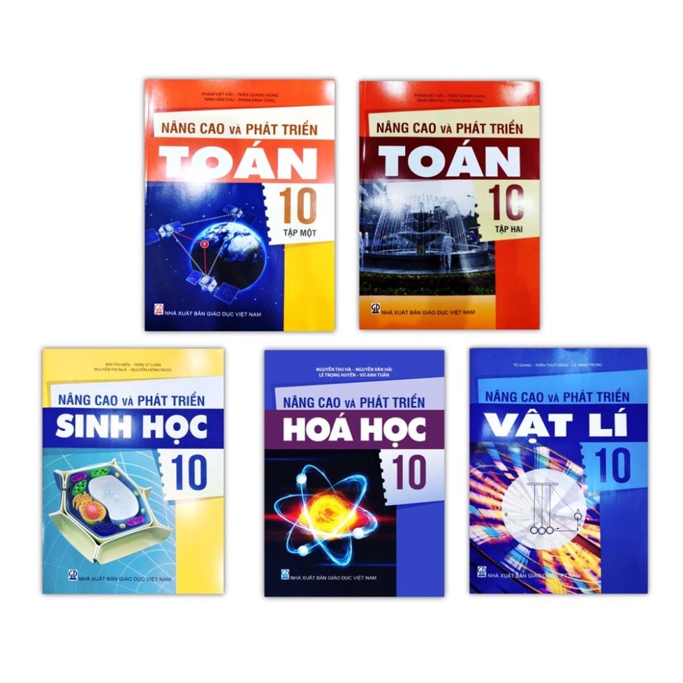 Hình ảnh Sách - Combo 5 cuốn Nâng cao và phát triển Toán - Lí - Hóa - Sinh 10