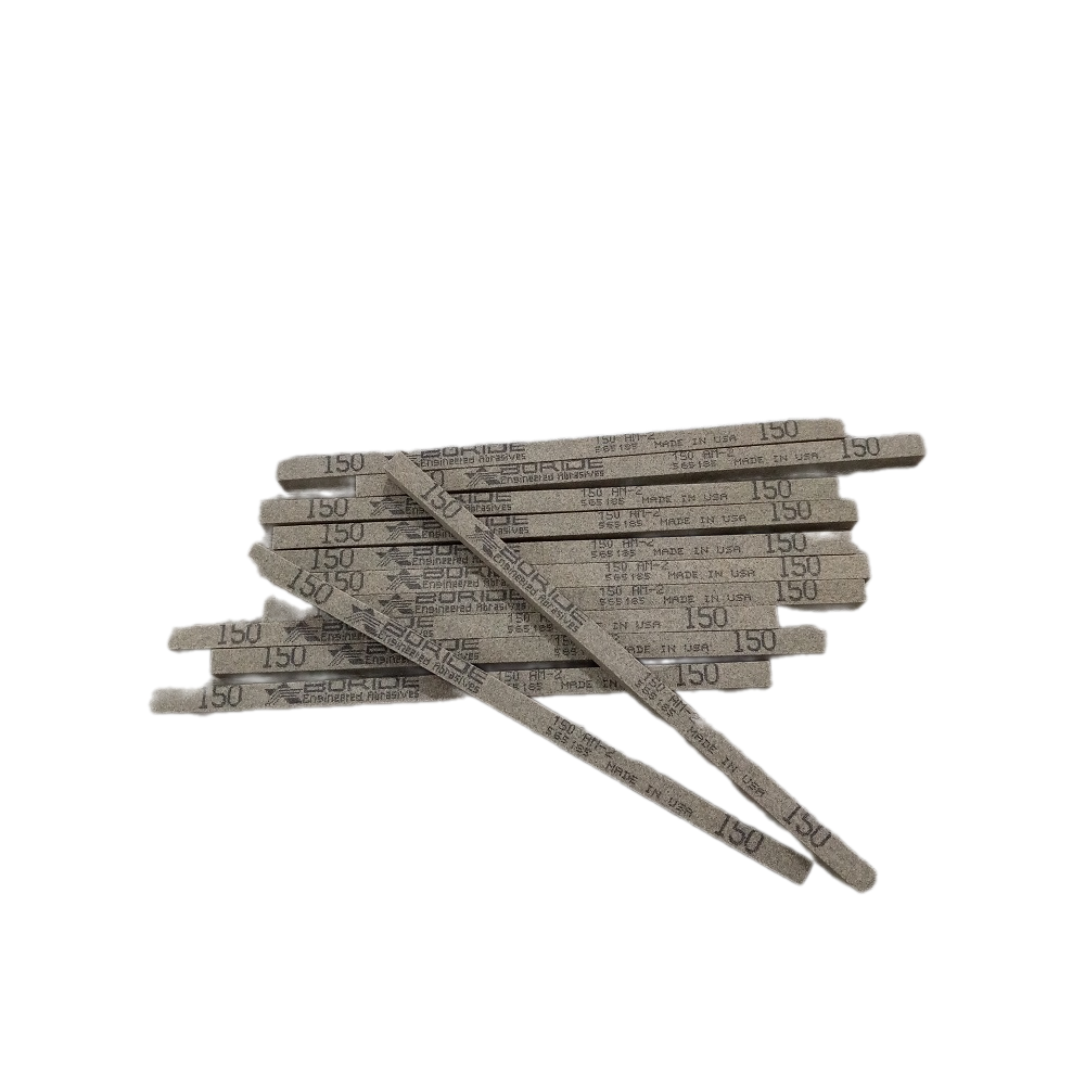 Combo 11pcs Đá đánh bóng Boride AM-2 kích thước 1/4 X 1/4 X 6 grit 150