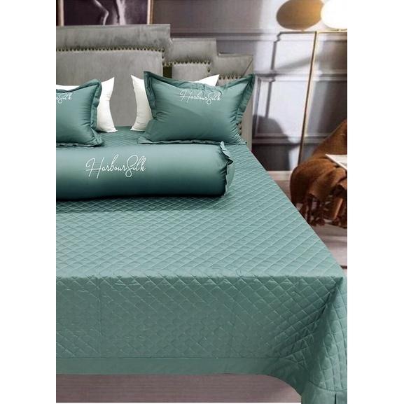 Trọn bộ 5 món chăn ga gối Habour Silk - HÀNG CÓ SẴN