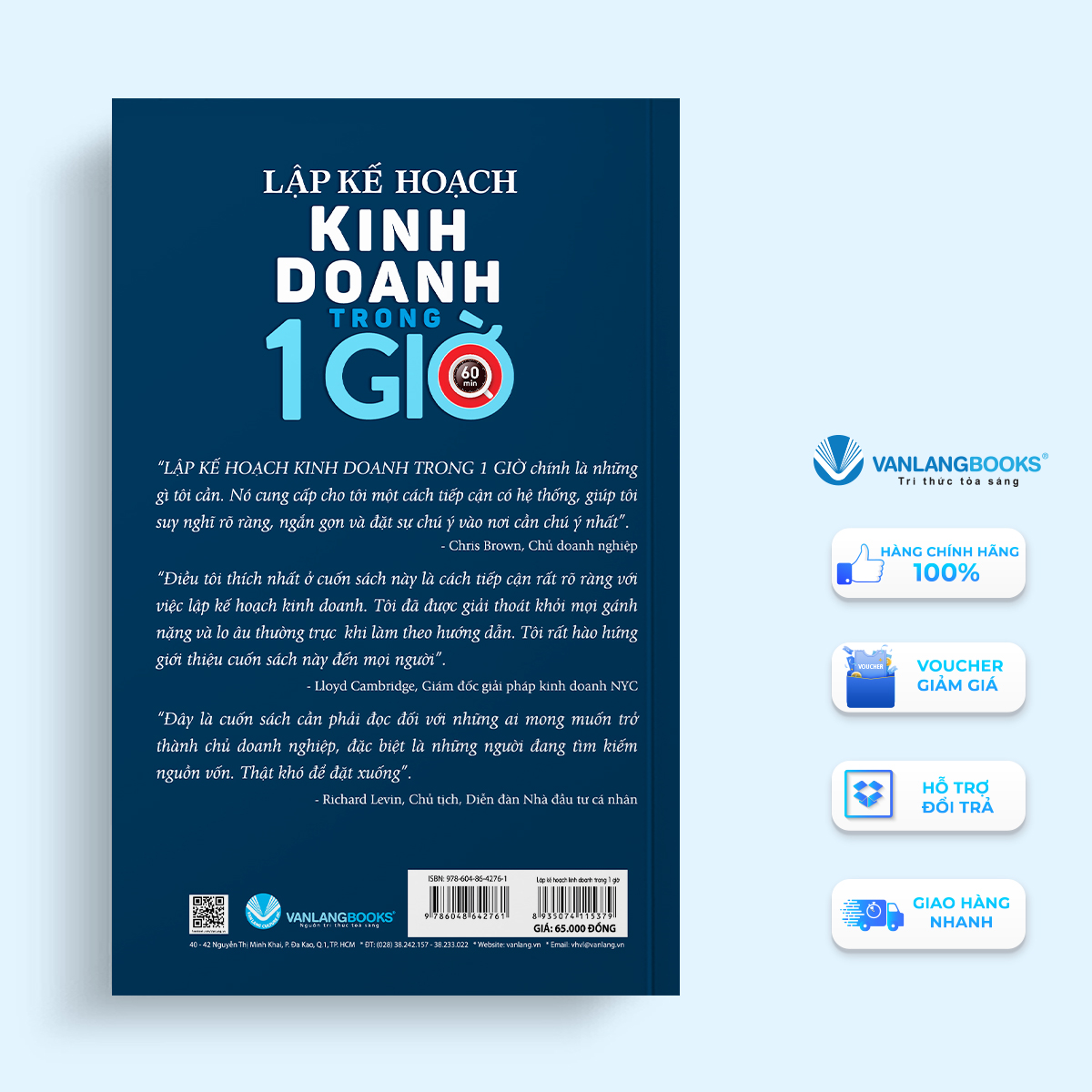 Sách Lập Kế Hoạch Kinh Doanh Trong 1 Giờ (Tái Bản 2020)