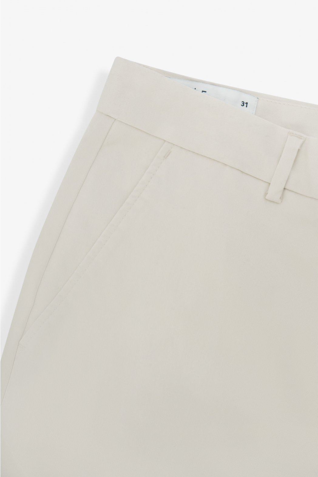 Quần Kaki Nam ROUTINE Cotton Trơn Form Slim Crop - 10S23PCA101C | LASTORE MENSWEAR