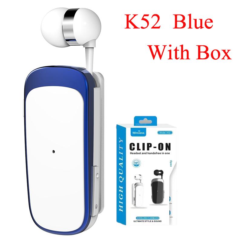 2022 K55 tai nghe Bluetooth 5.2 với clip không dây dây trên cuộc gọi tai nghe nhắc nhở rung động kinh doanh tai nghe tai nghe tai nghe tai nghe