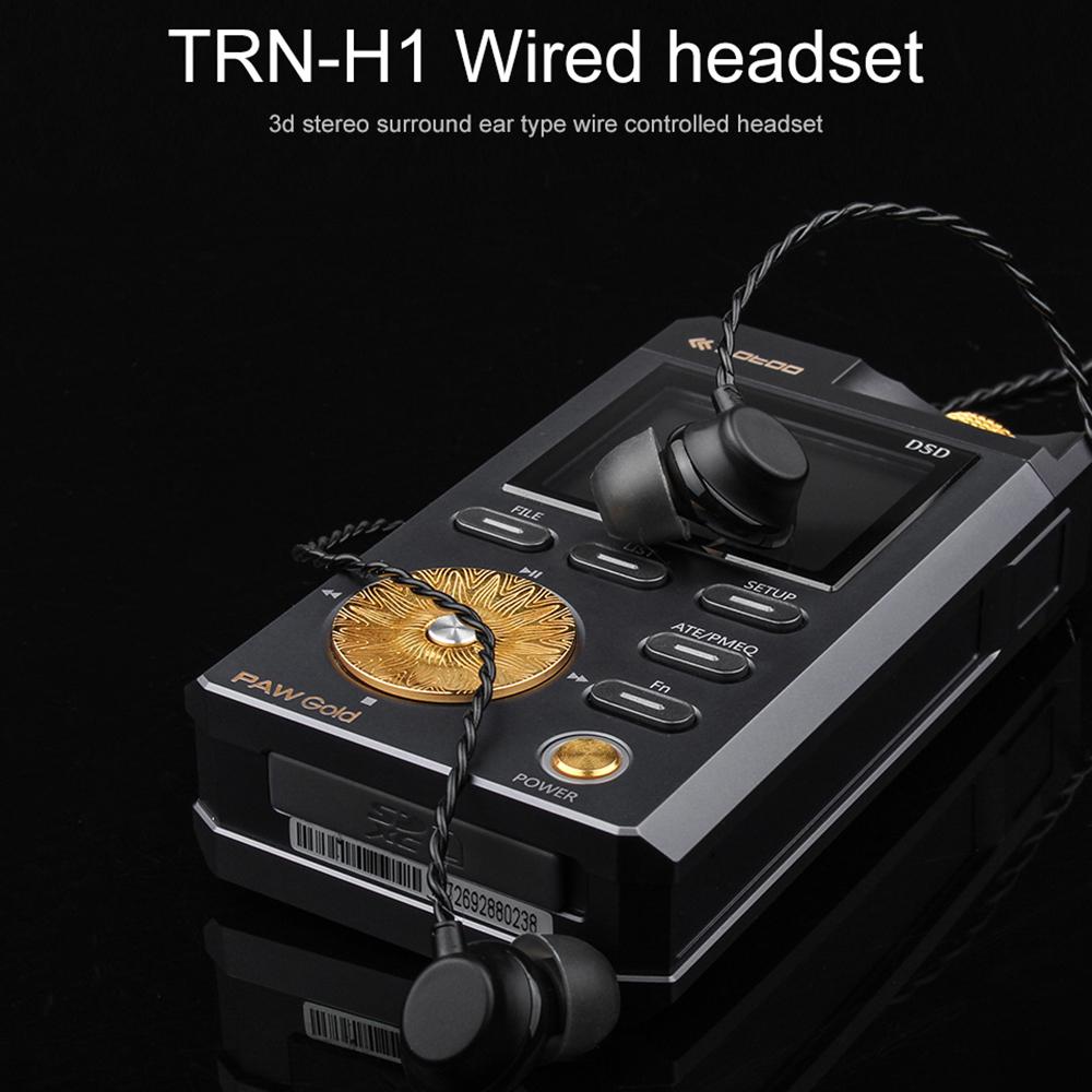 Tai nghe TRN H1 có dây 3.5mm Jack kim loại âm thanh nổi Bass cho điện thoại thông minh