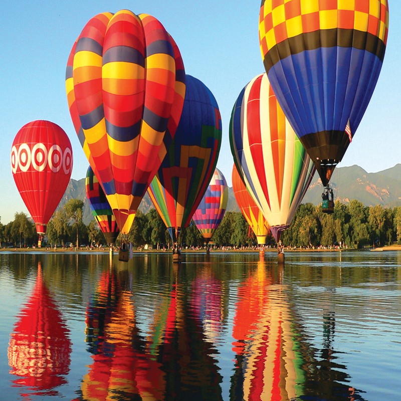 Bộ Tranh Ghép Xếp Hình 1000 Pcs Jigsaw Puzzle Hot Air Balloon Festival Thú Vị Cao Cấp
