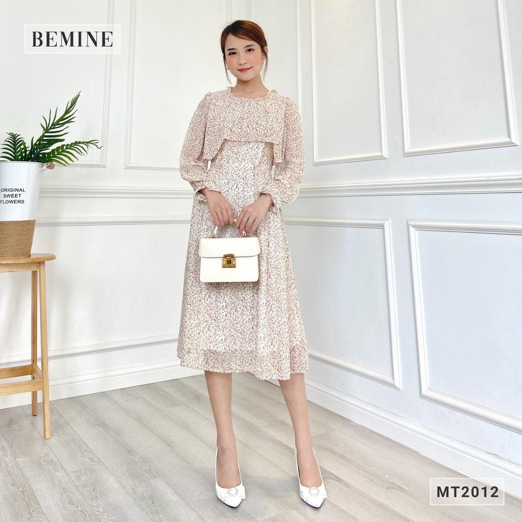 Đầm vạt ngực tay dài BEMINE MT2012TRANG