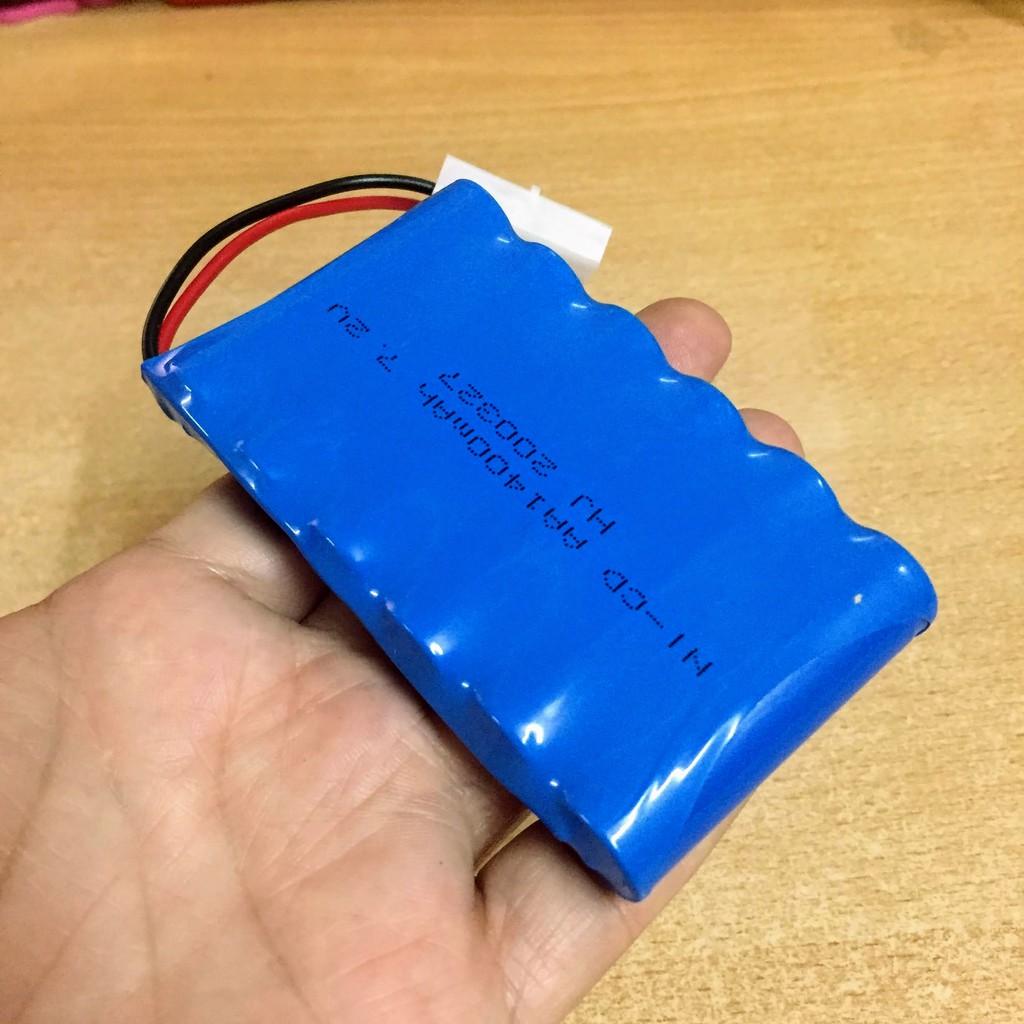 Pin sạc 7.2V dung lượng 1400mAh chân cắm ket 2p