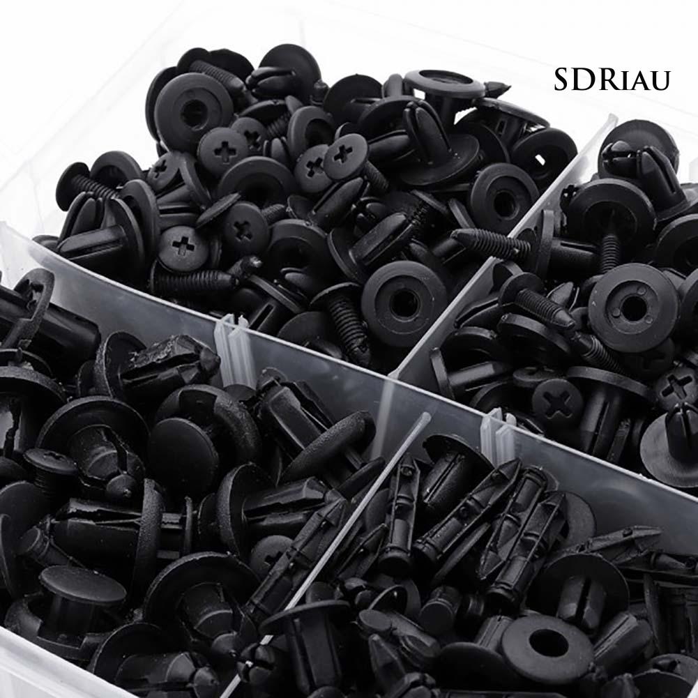 Bộ 630 Đinh Tán Nhựa 16 Kích Cỡ Cho Xe Hơi