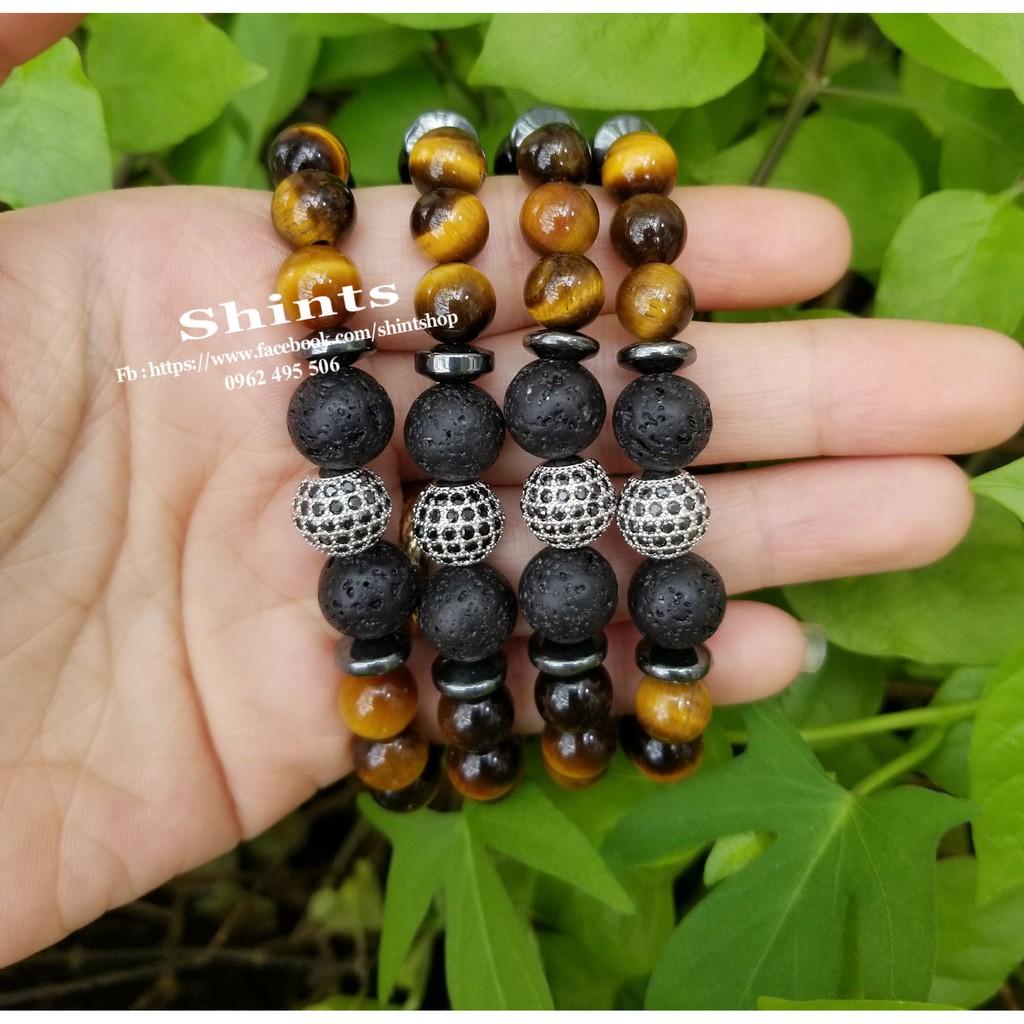 Vòng tay nâu đen thiết kế