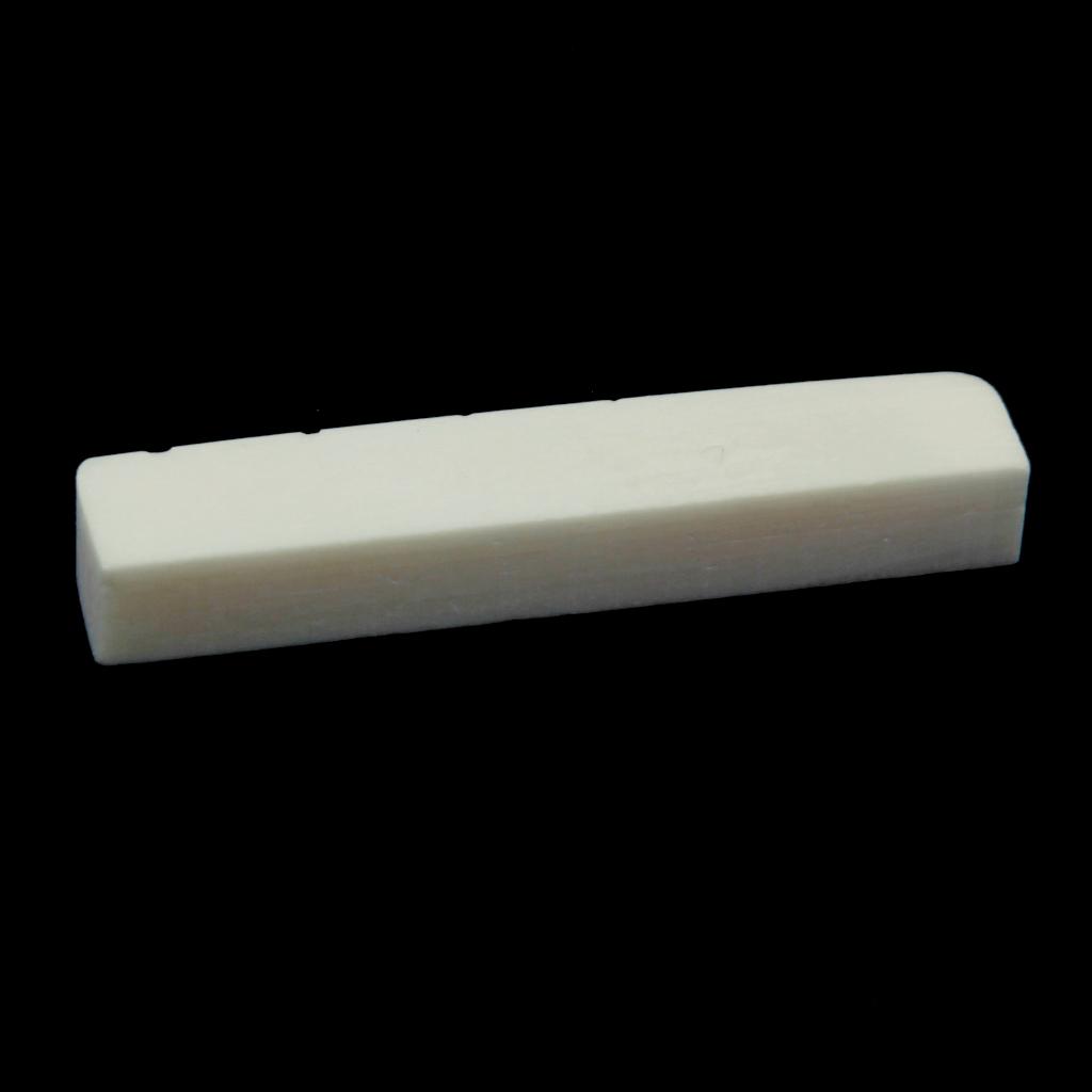 Bone Nut Slotted For 6 String Electric Guitar