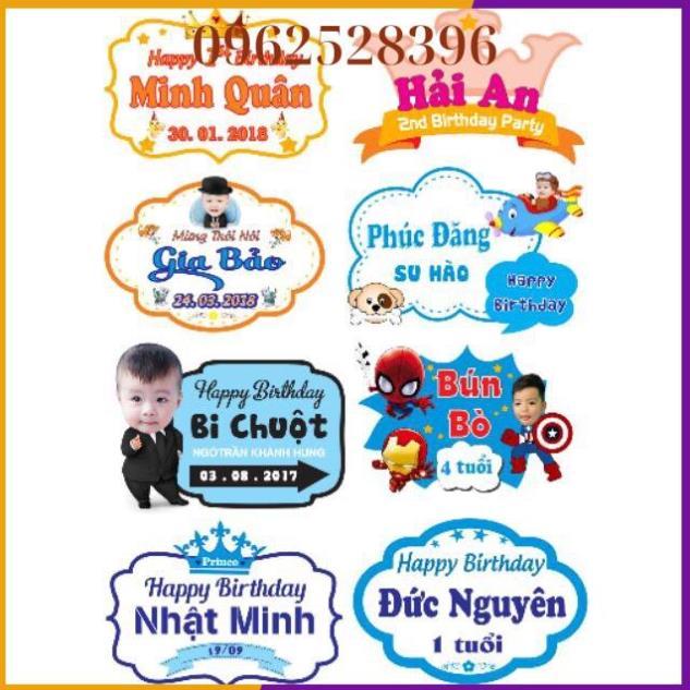 ️ Bảng Tên Treo Sinh Nhật Cho Bé ️
