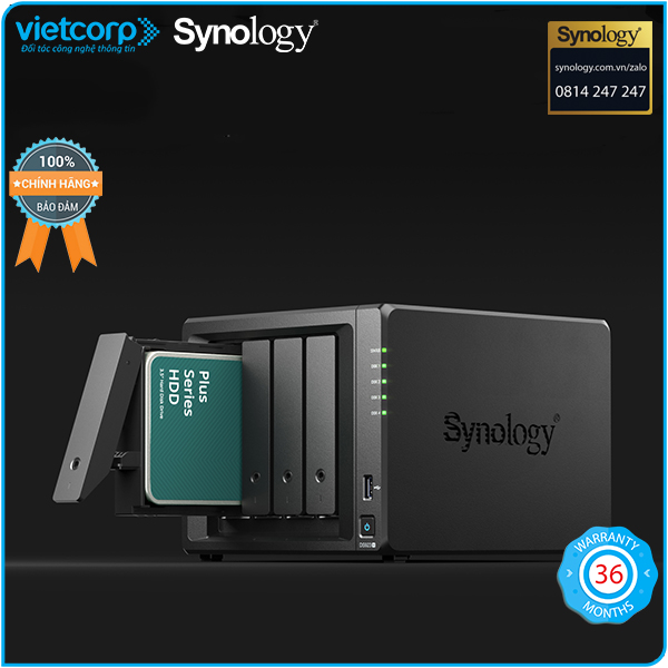 Ổ cứng HDD cho NAS Synology HAT3300-4T dung lượng 4TB - Hàng Chính Hãng