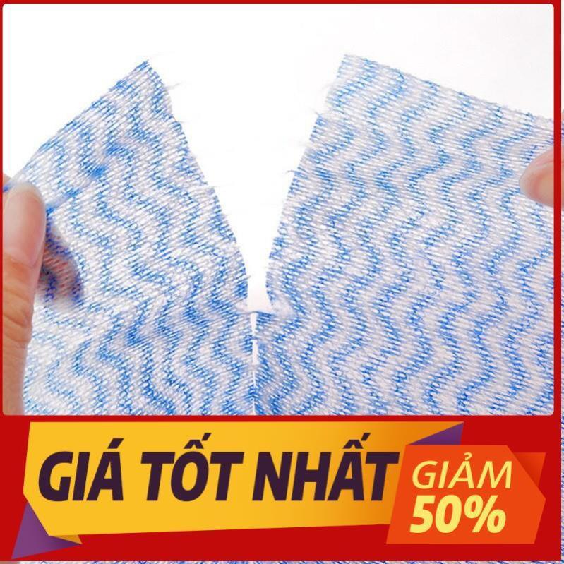 Khăn giấy lau đa năng bằng vải khô không dệt cho phòng nhà bếp tay giầy siêu sạch tiện dụng 50 tờ