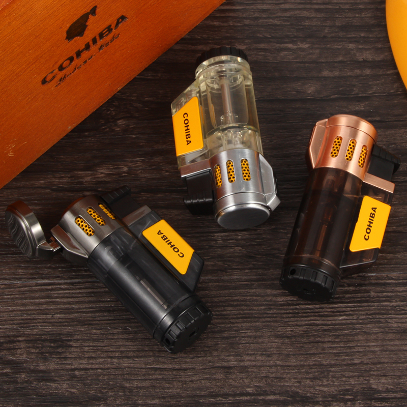 Vỏ Hột Quẹt Bật Lửa Khò 3 Tia  COB373 Thiết Kế Đẹp Độc Lạ - Dùng Gas Cao Cấp