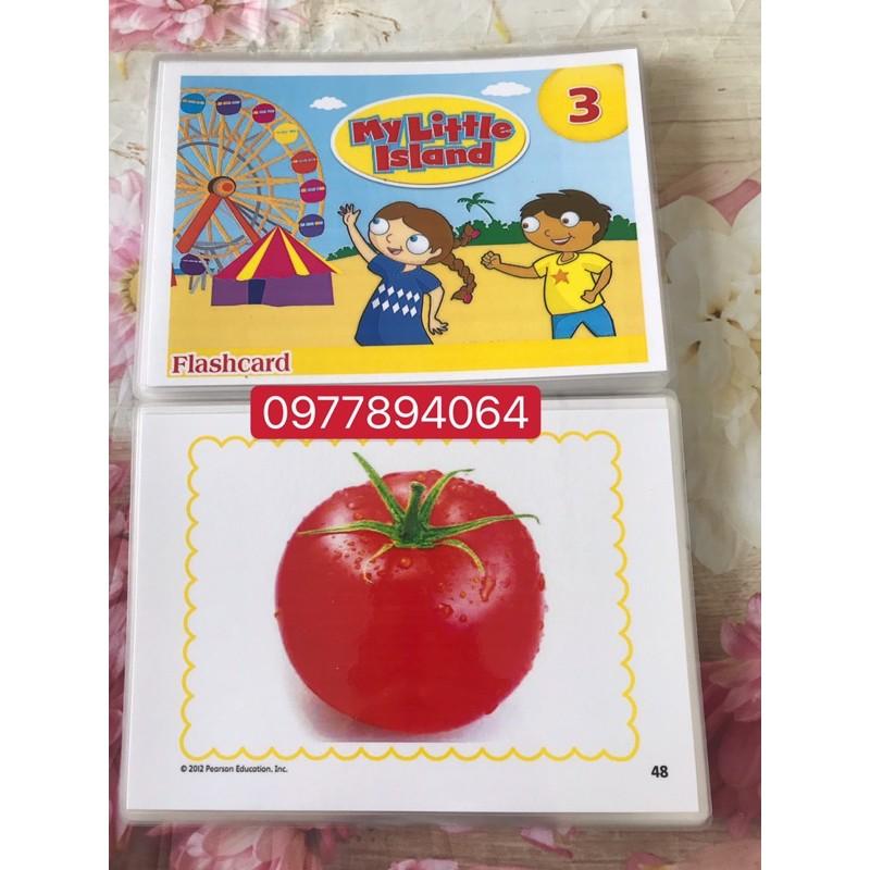 Thẻ Flashcards  My little island level 3- ép plastics bền đẹp ️giáo cụ đồ dùng dạy học cần thiết dạy Tiếng Anh️