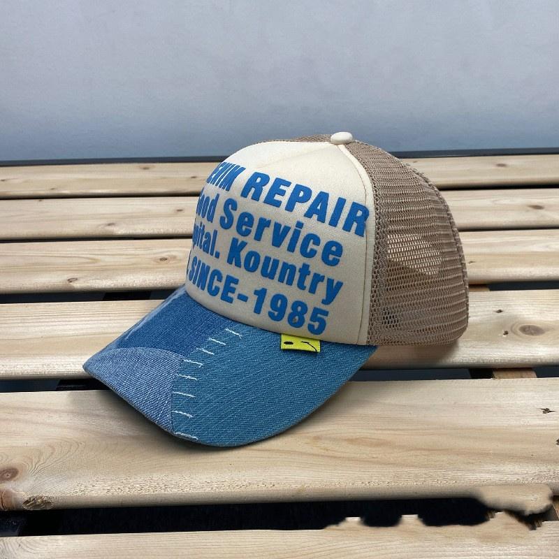 2023ss Thủ Đô Bóng Chày Mũ Che Nắng Nam Nữ 1:1 Chất Lượng Cao Denim Màu Xe Nón Cặp Đôi Có Thể Điều Chỉnh Vịt Lưỡi Nón Color: 8 Size: One Size Age Range: >8Y