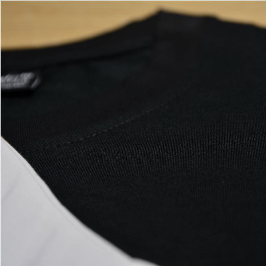 Áo Thun tay lỡ trắng đen xì rách tết 2024 rồng TE2 Mr.Buffalo - TE2- Trắng