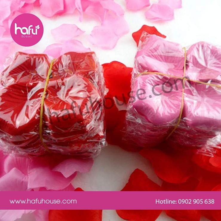 SET 120 CÁNH HOA HỒNG GIẢ LỤA TRANG TRÍ HAFU HOUSE