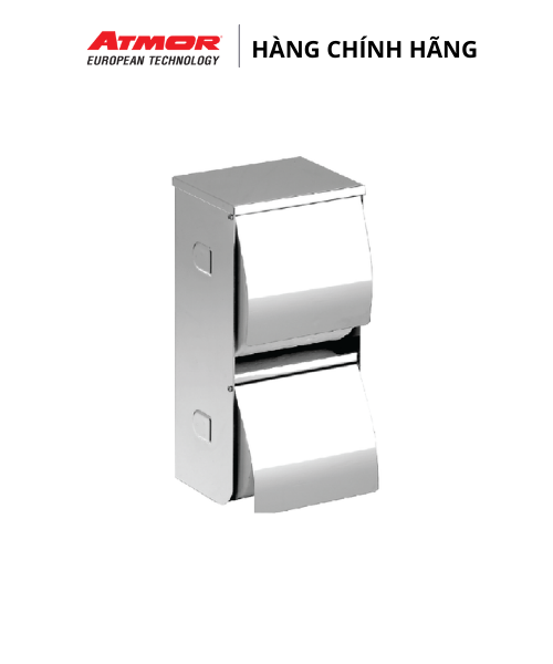 Hộp Đựng Giấy Vệ Sinh Inox Cao Cấp Gắn Tường ATMOR TD-8302L