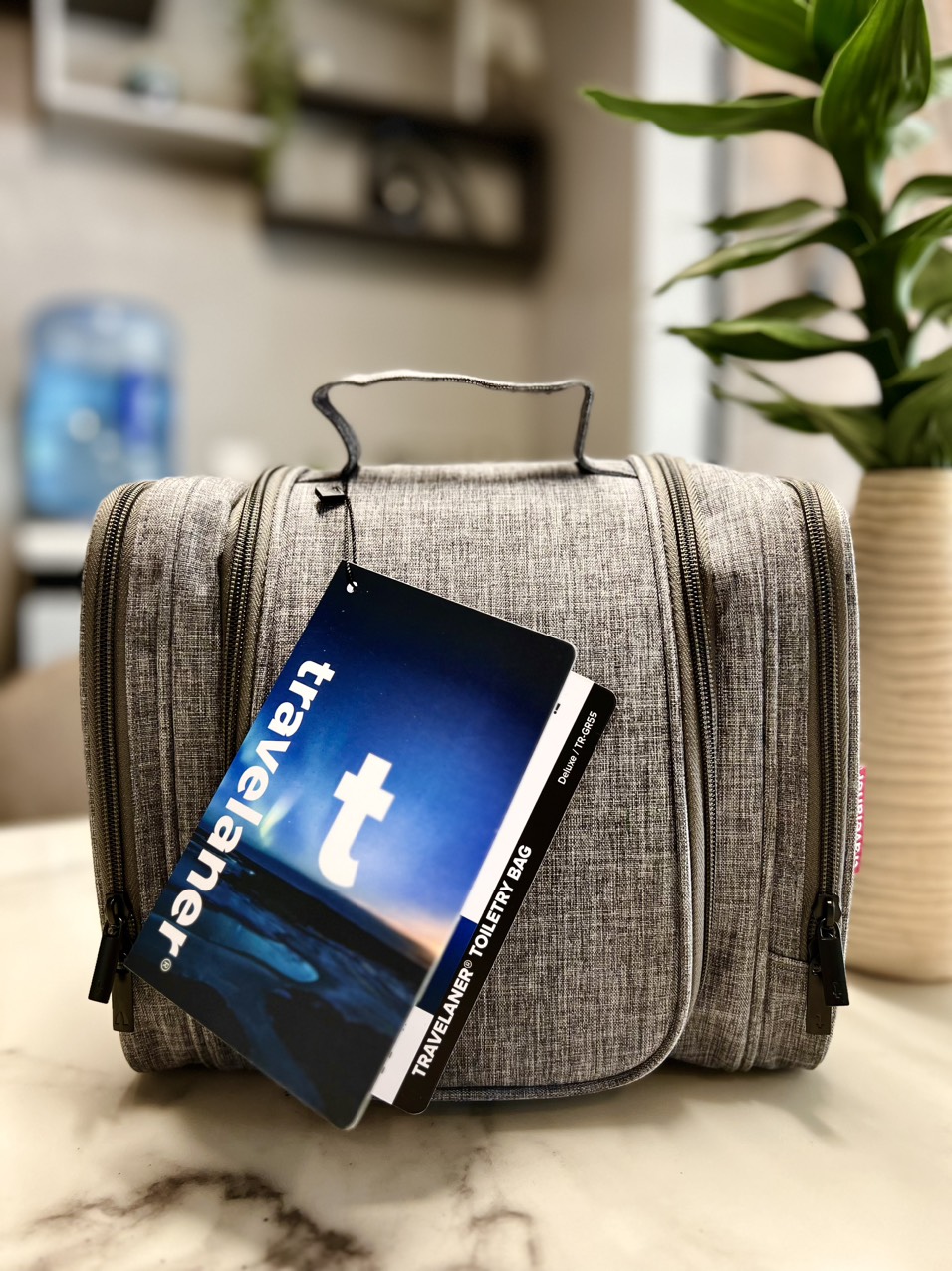 [Hàng XK Đức] Túi mỹ phẩm Travelaner đựng đồ dùng cá nhân , túi vải unisex có móc treo chống thấm
