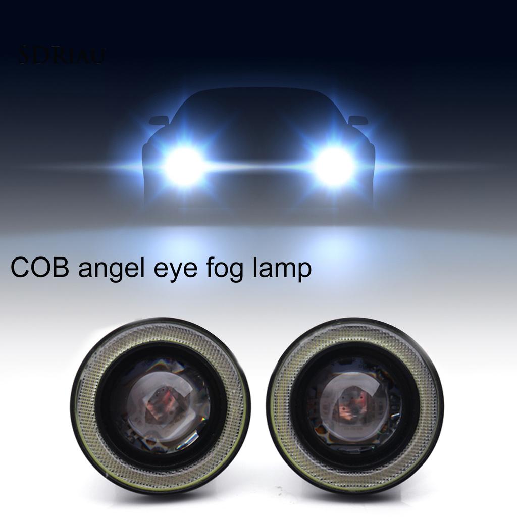 Set 2 Đèn Led Sương Mù 64mm Chống Nước Bằng Nhôm Cho Xe Mô Tô