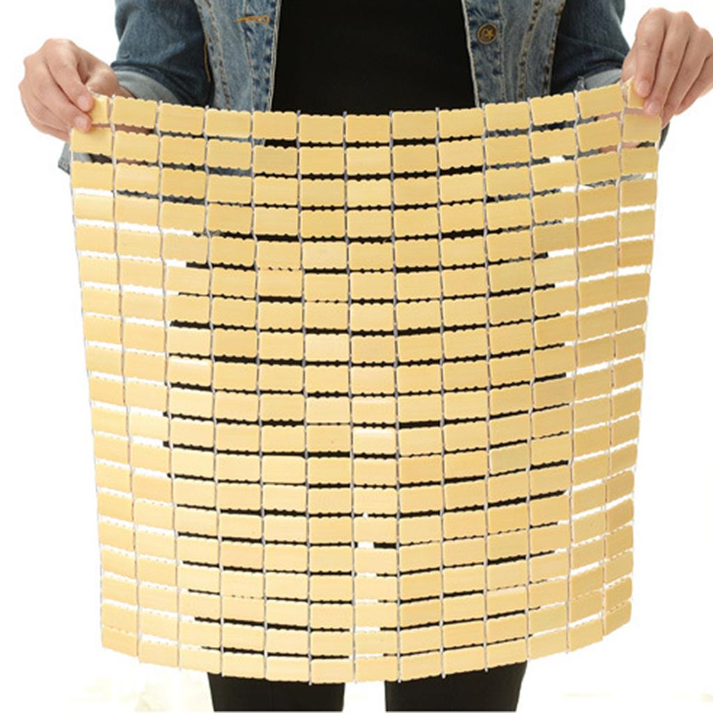 Summer Cool Mat Bamboo Mahjong Mat Chair Cushion Car Seat Mat