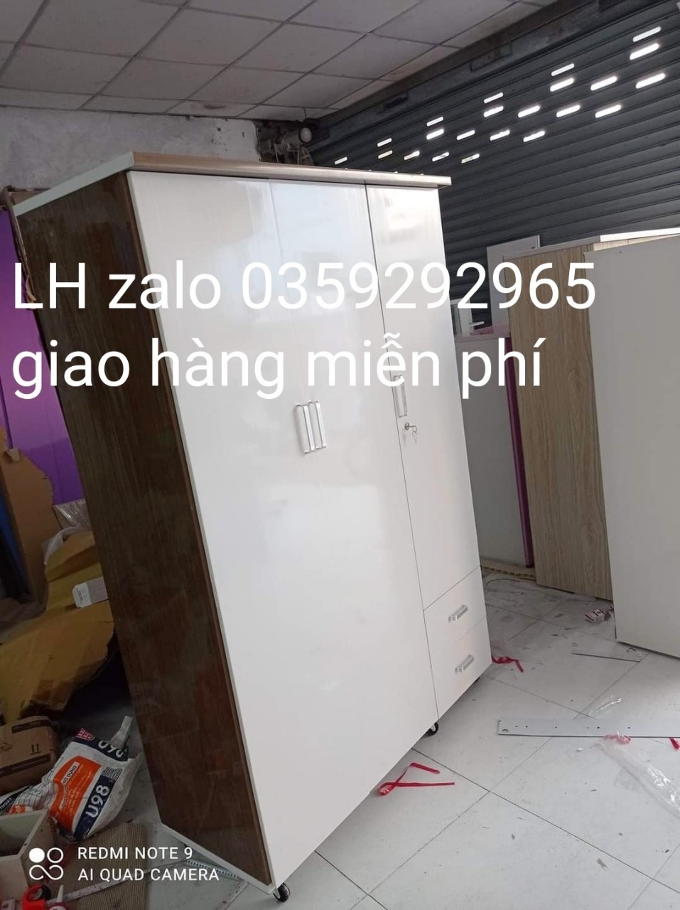 Tủ nhựa đài Loan 3 cánh