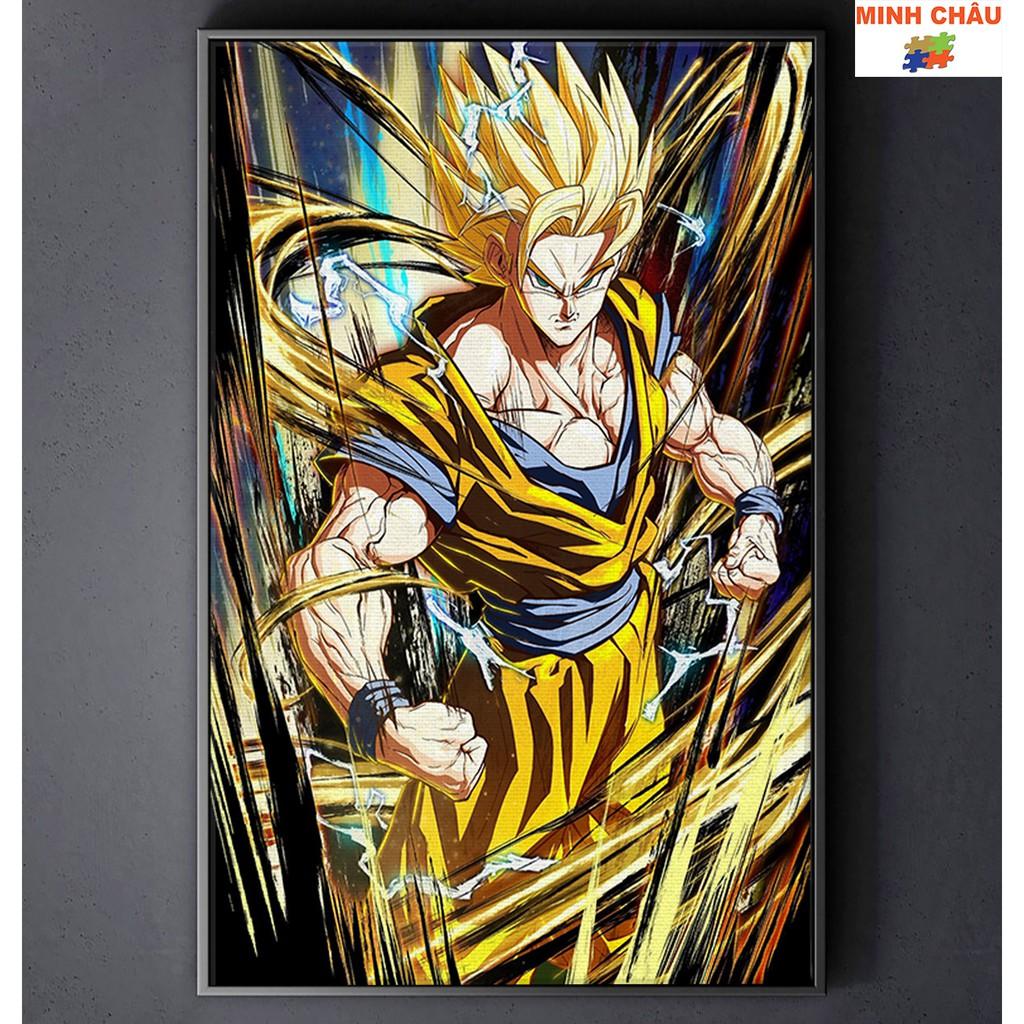 Tranh Canvas | Tranh treo tường trang trí DRAGON BALL - MẪU 1 - 4