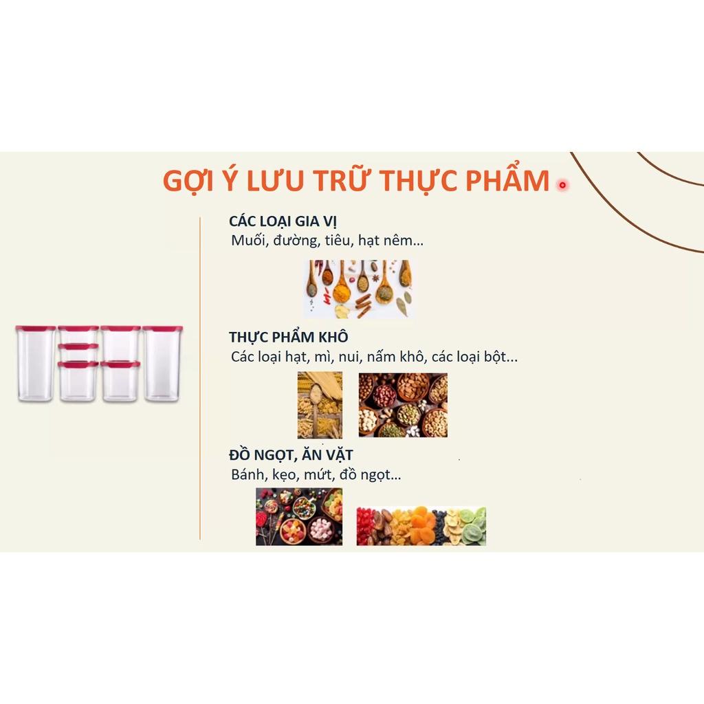 Bộ hộp kệ bếp Ultra Clear - Tupperware