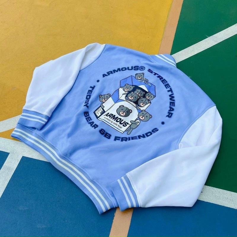 VARSITY BOMBER - ÁO BOMBER NỈ - AR MOUS