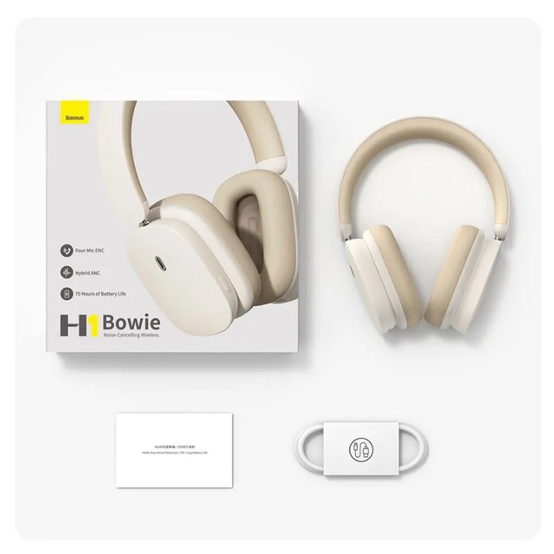 Tai nghe không dây Sothing Baseus Bowie H1i, Bluetooth 5.3, dung lượng pin 6000mAh, Chống ồn hiệu quả- Hàng chính hãng