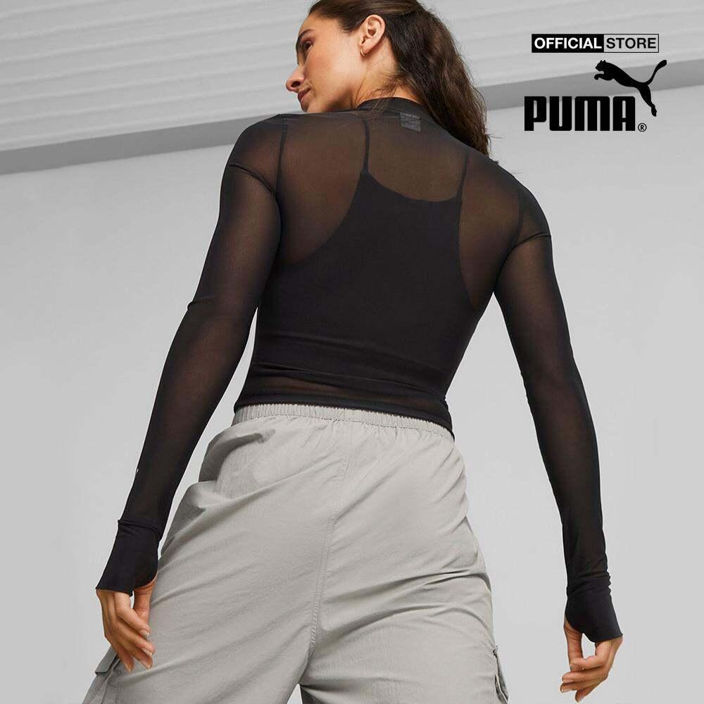 PUMA - Áo kiểu nữ tay dài xuyên thấu DARE TO 621429