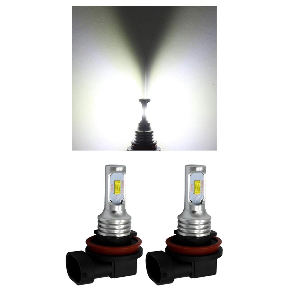 2 Pieces H8/H11-3570 LED Headlights Bulb High/Low Beam 80W 1700-1800LM 6000K
