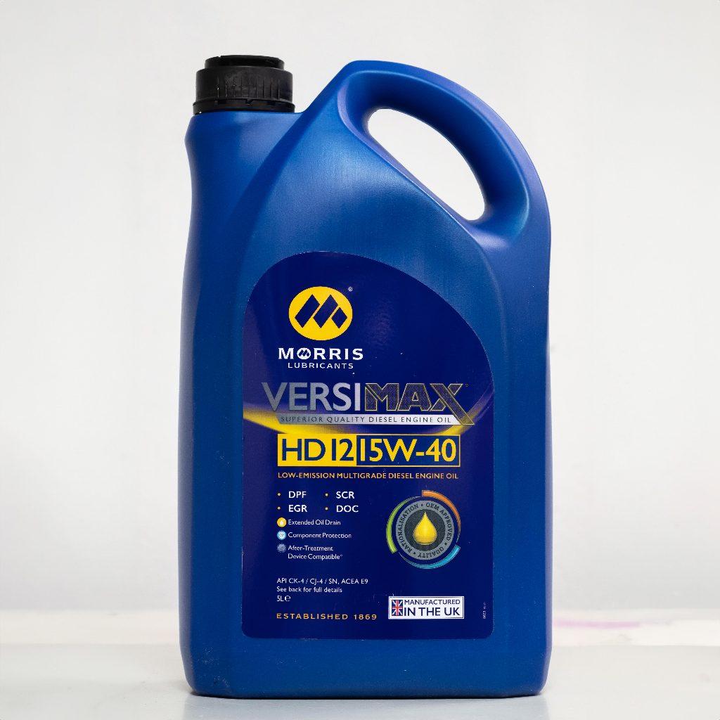 Dầu Nhớt Cao Cấp Cho Động Cơ Xăng và Diesel - Morris Lubricants Versimax HD12 15W-40 / Can 5L