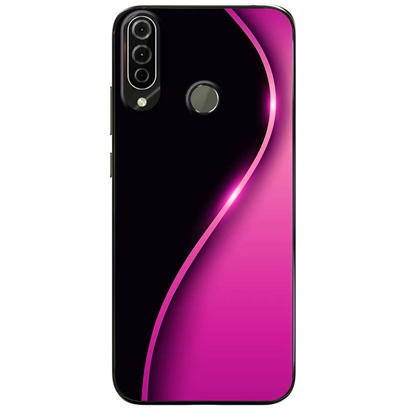 Ốp lưng dành cho Vsmart Joy 3 mẫu Đường cong chữ S hồng