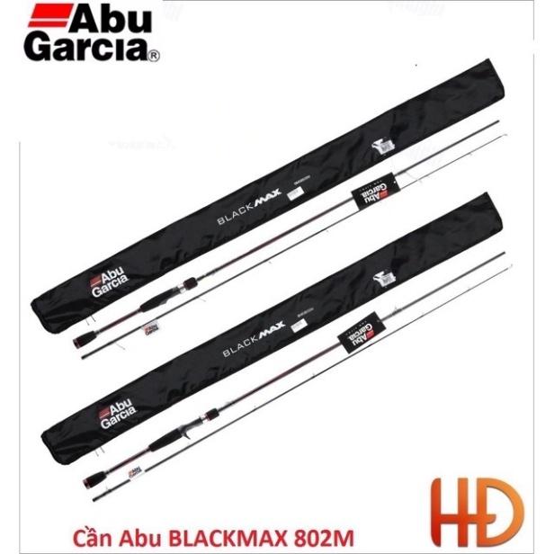 bộ cần câu máy ngang cần dài 2m4 abu black max + máy ngang CD 201 cần ABu Garcia black max cần cực khoẻ y hình