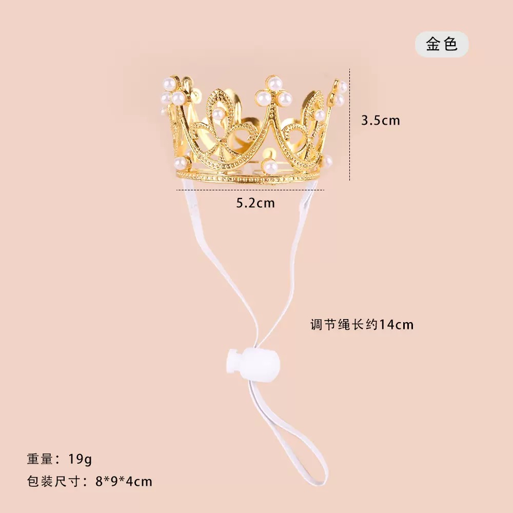 MŨ VƯƠNG MIỆN THÚ CƯNG SANG TRỌNG CHO THÚ CƯNG CHÓ MÈO