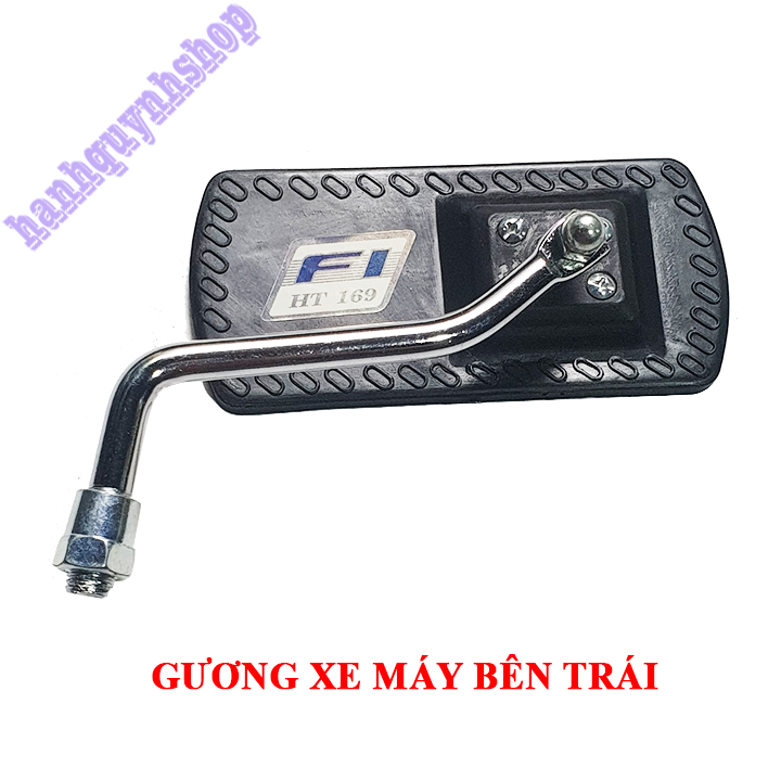 Gương xe máy hình chữ nhật thời trang tay tròn loại đẹp