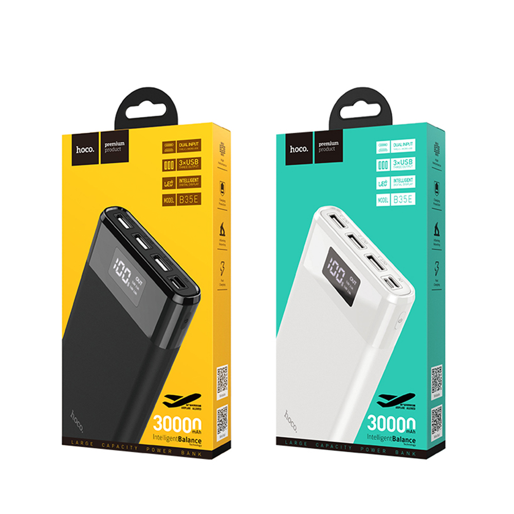 Pin sạc dự phòng 30000mAh Hoco B35E - Hàng chính hãng