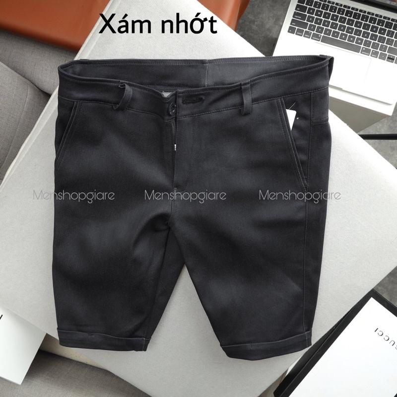 QUẦN SHORT KAKI NAM CO GIÃN - HÌNH THẬT