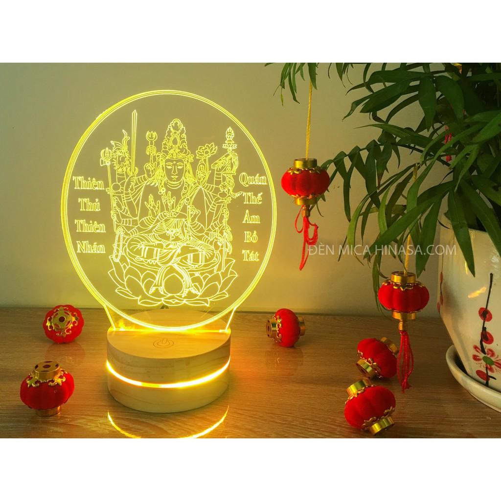 Đèn Phật bản mệnh 12 con giáp, tượng Phật bản mệnh 12 con giáp cao 20cm 16 màu