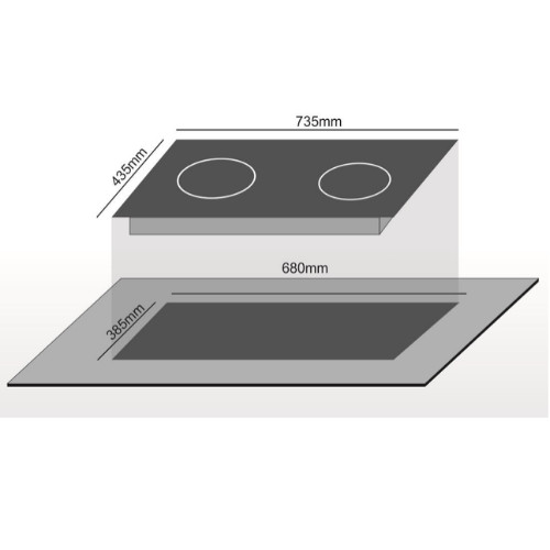 Bếp điện từ đôi Canaval CA9969 - Hàng nhập khẩu