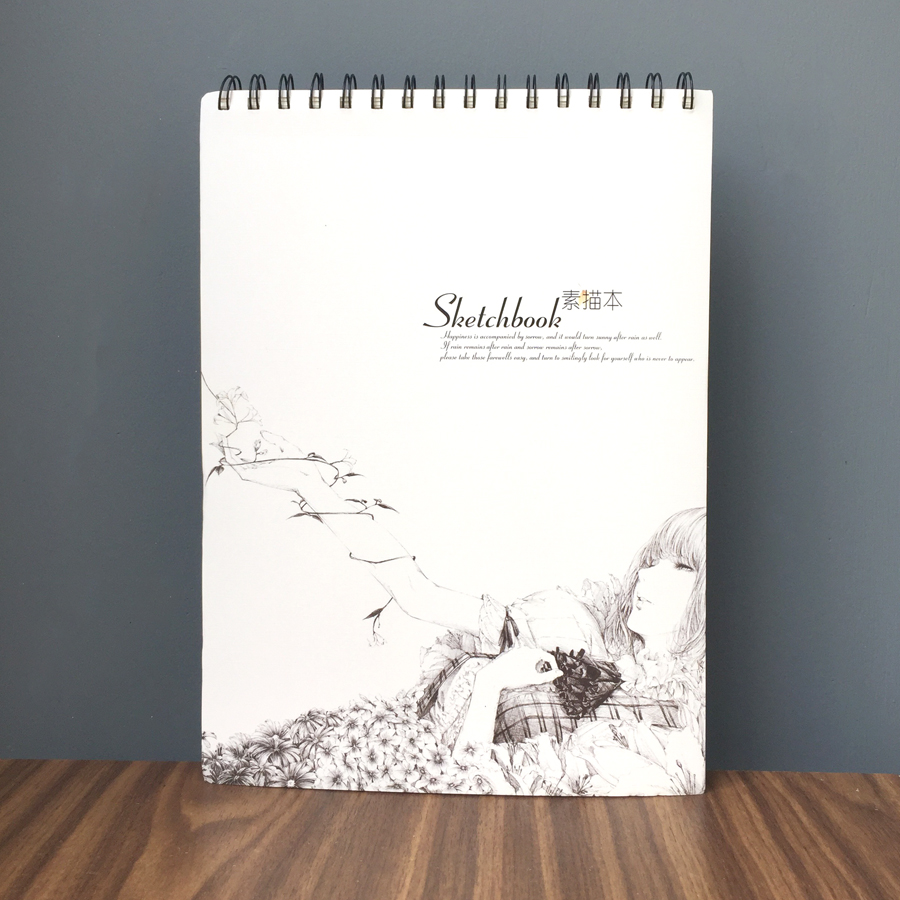 Sổ Ký Hoạ Gáy Lò Xo Cao Cấp A4 Sketchbook ( Sổ Vẽ)