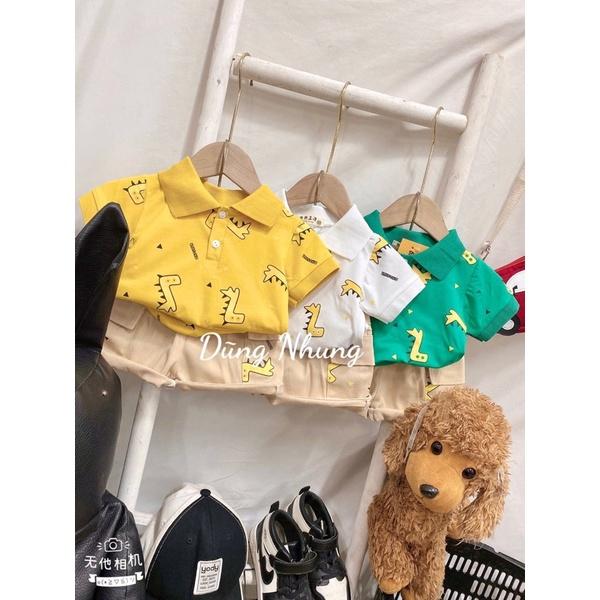 Set áo thun quần túi hộp in hình siêu cưng 8-16kg