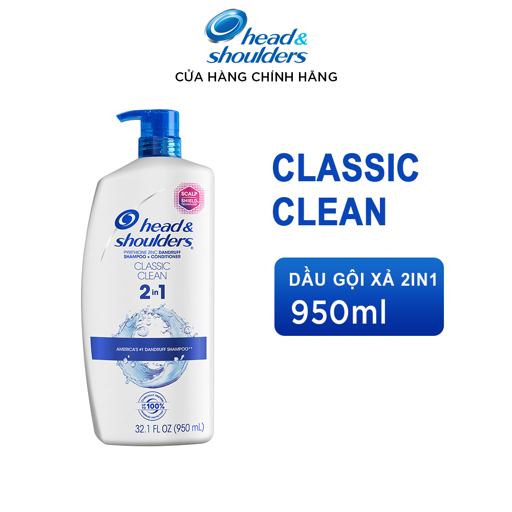 Dầu Gội Xả HEAD &amp; SHOULDERS Shampoo &amp; Conditioner 2IN1 950ml/930ml