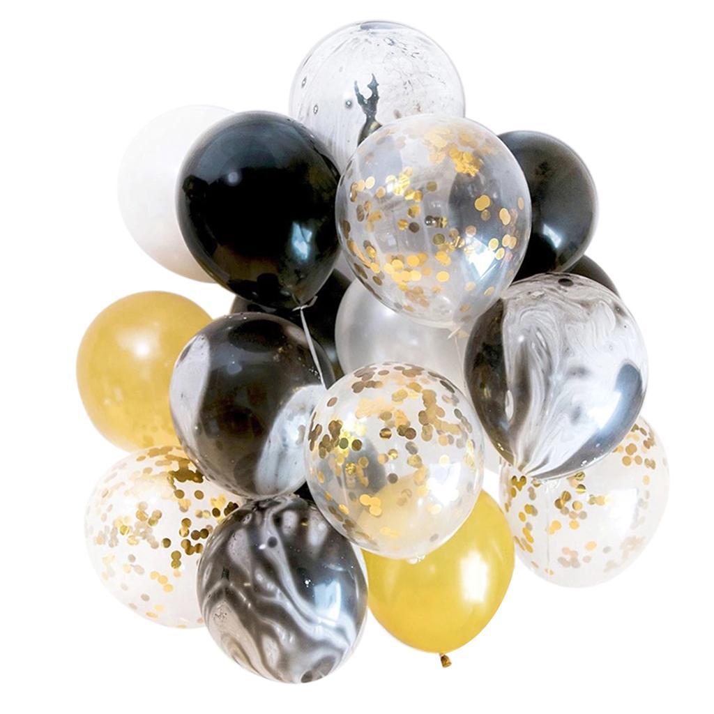 20 Pieces Agate Confetti Latex Balloons Wedding Birthday Party Decor