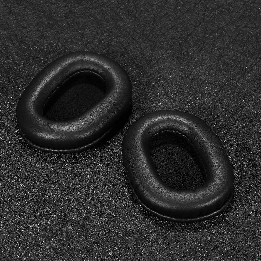 Replacement Memory Ear Pad Cushion Protein Leather Compatible with Audio-technica ATH-M40x M50 M50S M20 M30 M40 ATH-SX1